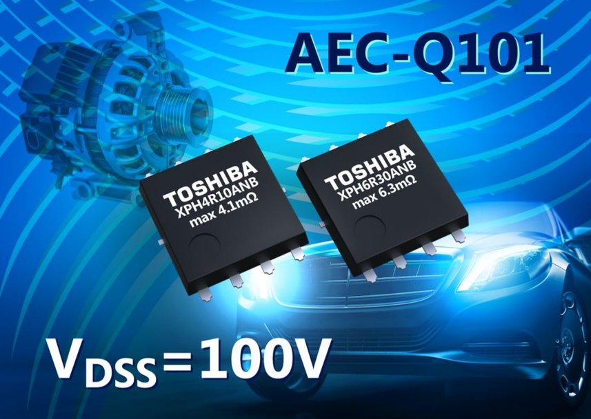 Toshiba announces new 100 V N-channel MOSFETs for automotive applications 